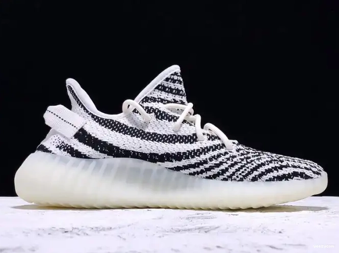 Boost White Zebra Adidas Yeezy CP9654 350 V2 Black 0511
